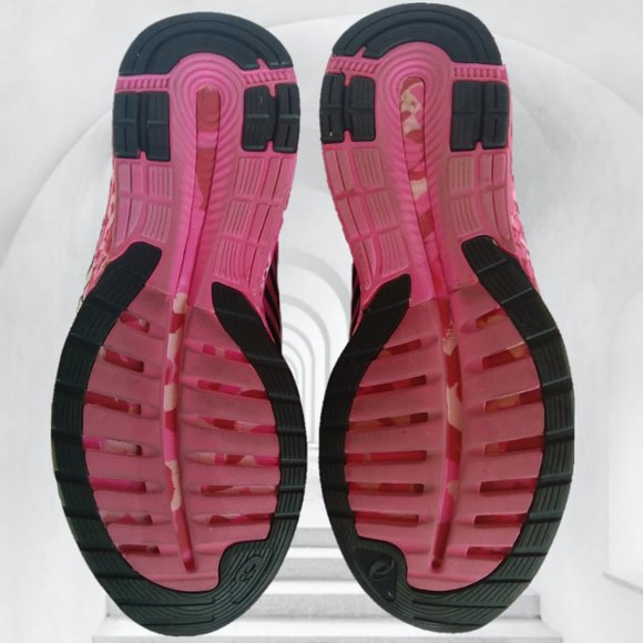 ASICS 7 FUZEX FUZEGEL PINK ROSE RUNNING SHOES - Picture 12 of 14